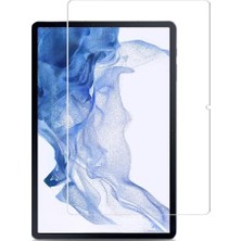 FourForce Samsung Tablet Için Tasarlanmış Uçtan Kenara Kapsama Tam Koruma Dayanıklı Temperli Cam (Galaxy Tab S9 Plus X810)