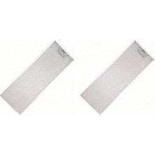 FourForce Filtre Franke - Arçelik - Bsh - Sürgülü Aspiratör Seti: 18,6 cm x 51,5 cm / 16,6 Cm. x 51,5 cm (Metal)