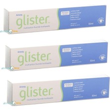FourForce Glister - Seyahat Tipi Diş Macunu 50 ml (3 Adet)