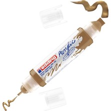 FourForce 5400 Akrilik 3D Double Liner - Altın - 1 Çift Uçlu Akrilik Tüp - 2-3 mm ve 5-10 mm Genişliğinde Çift Uç