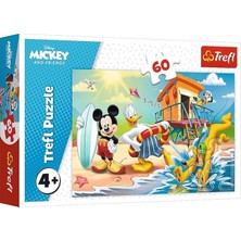 FourForce 17359 Mickey ve Arkadaşları Için Ilginç Bir Gün Disney Mickey Mouse ve Arkadaşları 4 Yaş ve Üzeri Çocuklar Için 60 Parça Yapboz