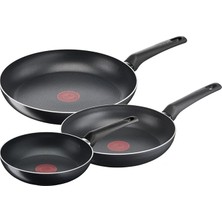 FourForce Simplecook 1x Difüzyon Tabanlı 3'lü Tava Seti - 20/24/28 cm