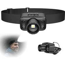 FourForce SFL1403 400 Lümen 5W LED El Feneri Teleskopik Zoom Sos Modlu Şarj Edilebilir Uzun Menzilli Flashlight