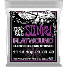FourForce Ball Power Slinky Flatwound Elektro Gitar Telleri 11-48 Ayar (P02590)