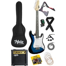 FourForce CEG-36BL 8-12 Yaş Çocuklar Için Amfili Full 3/4 36 Inç Elektro Gitar Seti Blue