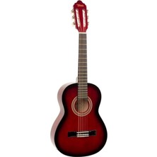 FourForce Kırmızı (3/4 Boy) Klasik Gitar (Kılıf+Yedek Tel Seti+Pena)