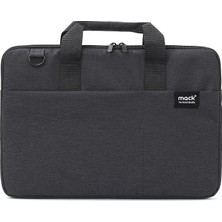 FourForce Cityfit MCC-703 Laptop Çantası, Erkekler ve Kadınlar Için Profesyonel Bilgisayar Çantası, 15.6 Inç Notebook Çantası, Evrak Çantası, Siyah