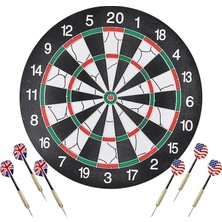 FourForce Boy Dart Tahtası Seti 18 Inç Profesyonel Dart Seti + 6 Adet Dart Oku 18GR