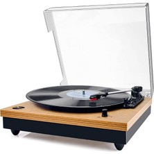 FourForce Master TT202J Bluetooth Özellikli Retro Pikap - Tüm Plaklar Ile Uyumlu