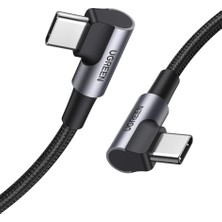 FourForce 90 Derece Type-C To Type-C 60W Data ve Şarj Kablosu 1 Metre
