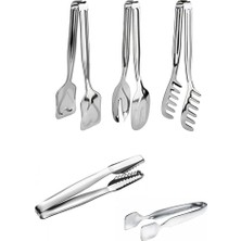 FourForce Home 5 Parça Maşa Set,makarna,salata,şeker,buz Maşası