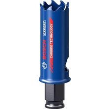 FourForce Professional 1x Expert Tough Material Delik Açma Testereleri (Metalli Ahşap, Tuğla, Yumuşak Döşemeler, Paslanmaz Çelik Saclar, Plastik, Ø 25 Mm, Aksesuar Darbeli Matkap/vidalama)