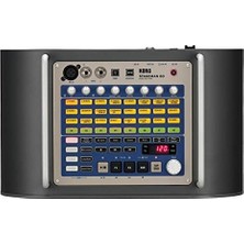 FourForce Stageman 80 80 W Taşınabilir Stereo Hoparlör Siyah - Taşınabilir Hoparlör (80 W, 4 Ohm, Kablolu, Taşınabilir Stereo Hoparlör, Siyah, Led)