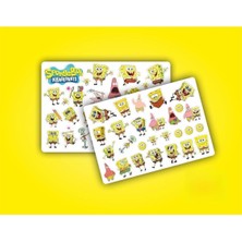 FourForce Major Selection Sponge Bob Sünger Bob Sticker Etiket 2 Sayfa 36 Adet Etiket