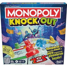 FourForce Gaming Monopoly Knockout Aile Partileri Için Kutu Oyunu - Türkçe Versiyonu