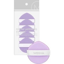FourForce Yüksek Kapatıcılık Sağlayan Yumuşak Makyaj Süngeri (5 Adet) Glow Layering Fit Puff