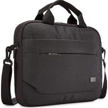 FourForce Logic Advantage Attaché 11,6 Inç Dizüstü Bilgisayar Çantası, Tablet ve Ön Bölmeli, Küçük Cihazlar Için, Siyah
