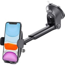 FourForce 360 Derece Döner Araç Içi Vantuzlu Telefon Tutucu Gövde Üstü ve Cam - AL3734