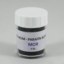FourForce Vitrini Mor Renk Jel Mum ve Parafin Toz Boyası 5 gr