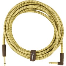 FourForce Deluxe Series Instrument Cable Tweed Açılı - 4.5 Metre Enstrüman Kablosu