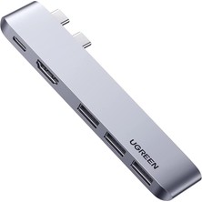 FourForce Macbook Için Type-C USB HDMI Thunderbolt 3.0 Dönüştürücü Hub