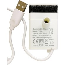 FourForce Anti-Burnt Özellikli, Ledli, Usb, Evcil Hayvan Su Sebili Yedek Pompa