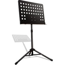 FourForce Ekstra Dayanıklı Metal Müzik Not Standı Orkestrası Ağır Tripod APL1281