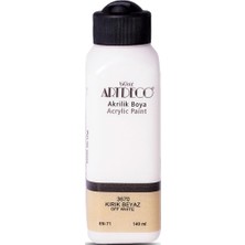 FourForce Akrilik Boya, 140ML, Kırık Beyaz 3670