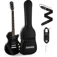 FourForce DLP-124B Lp Elektro Gitar Paketi (Siyah)