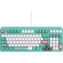 FourForce Tuf Gaming K3 Gen Iı Hatsune Miku Edition Rgb Türkçe Mekanik Gaming Klavye 90MP0460-BKYA30