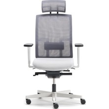 FourForce Me Too Fluid Motion Plus® Pp Ayak Başlıklı Gri Çalışma Koltuğu