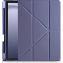 Akmanora Newface Xiaomi Redmi Pad Pro 12.1 Kılıf Kalemlikli Mars Tablet Kılıfı - Lila