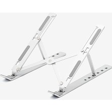FourForce Laptop Standı Katlanabilir Çok Fonksiyonlu Metal Grey