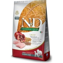 FourForce Ancestral Grain Kuru Köpek Maması, Light Tavuk, Kılçıksız Buğday, Yulaf ve Narlı, Yetişkin Medium ve Maxi, 12 kg