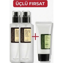 Cosrx Snail 96 Mucin Salyangoz Özlü Esans 100 ml x 2 Adet + Aloe Soothing Sun Cream SPF50 50 ml Üçlü Fırsat Paketi