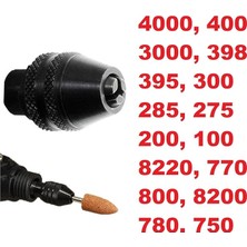 FourForce 4486 Multipro Anahtarsız Mandren Metal 3 Çene Mandiren Keyless Mandrels Multi Chuck