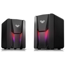 FourForce N-108 1+1 Usb/aux Stereo 2.0 Rgb Masaüstü Gaming Oyuncu Hoparlör Speaker Ses Sistemi