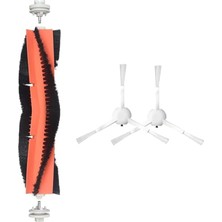 FourForce Vacuum Mop 1c/2c/dreame F9 Uyumlu Yedek Ana Fırça ve Yan Fırça-3 Parça