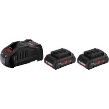 FourForce Professional 18V Sistem Batarya Başlangıç Seti 2x PROCORE18V 4,0AH Pil+Gal 1880 Cv Hızlı Şarj Cihazı, Kutuda)