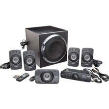 FourForce Z906 5.1 Surround Ses Hoparlör Sistemi, Çoklu Giriş, Thx Sertifikalı, 1000 W Dolby Digital/dts Kod Çözme Özellikli, Siyah