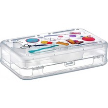 FourForce Plastik Bölmeli Çift Taraflı Hobi Dikiş Iğne Kutusu Düzenleyici Arduino Balıkçı Malzeme Saklama Organizer (1)