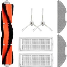FourForce Mi Vacuum Mop 2 Pro ve Mi Vacuum Mop Lite (MJSTL-MJST1SHW Model Uyumlu) Hepa Filtre Fırça,mop Paspas Yedek Aksesuar Seti-Model No Kontrol Ediniz