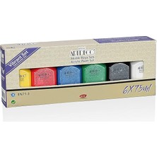 FourForce Akrilik Boya 6X75 ml Set Canlı Renkler