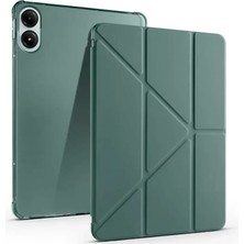 Akmanora Newface Xiaomi Redmi Pad Se 4g Kılıf Kalemlikli Mars Tablet Kılıfı - Koyu Yeşil