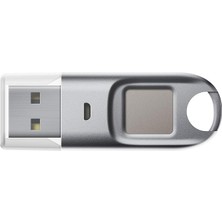 FourForce Biopass K27 USB Güvenlik Anahtarı - Iki Faktörlü Kimlik Doğrulayıcı - Fıdo U2F + Fıdo2 ile Usb-A - Biyometrik Parmak Izi