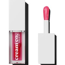 FourForce Co. Dudak Parlatıcısı Nemlendirici Besleyici Lip Oil Gloss, Dudak Yağı, Ahududu Aromalı, E Vitamini