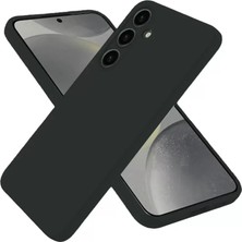 Akmanora Newface Samsung Galaxy S25 Plus Kılıf Nano Içi Kadife Silikon - Siyah