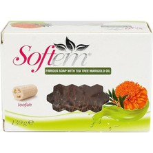 FourForce Çay Ağacı ve Aynısefa Yağlı Lifli Sabun 130G | Doğal Kabak Lifi Içerikli | Cilt Temizliğinde Etkili | Antibakteriyel ve Yatıştırıcı Etki