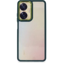 Akmanora Newface Realme C55 Kılıf Dora Kapak - Haki Yeşil