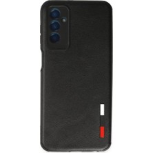 Akmanora Newface Samsung Galaxy M13 Kılıf Loop Deri Silikon - Siyah